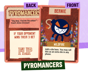DIE Ball: Dangerous Interleague Elimination – Pyromancers Mascot promo card
