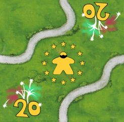 The Roads of Europe (fan expansion for Carcassonne)