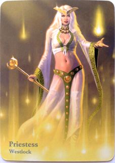 Mage Wars: Priestess Alternate Art Promo Card