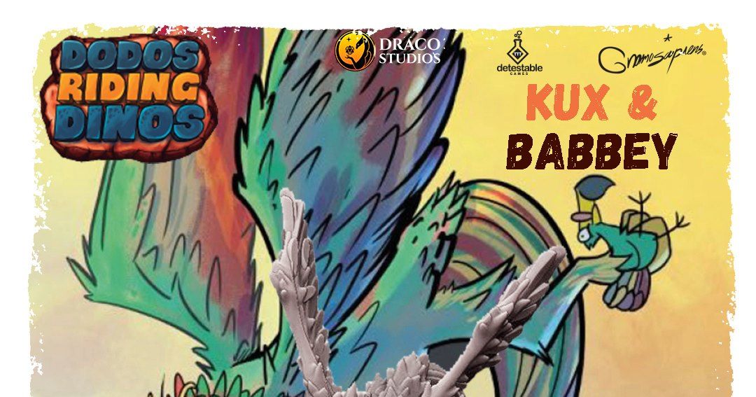 Dodos Riding Dinos: Babbey & Kux | Board Game | BoardGameGeek