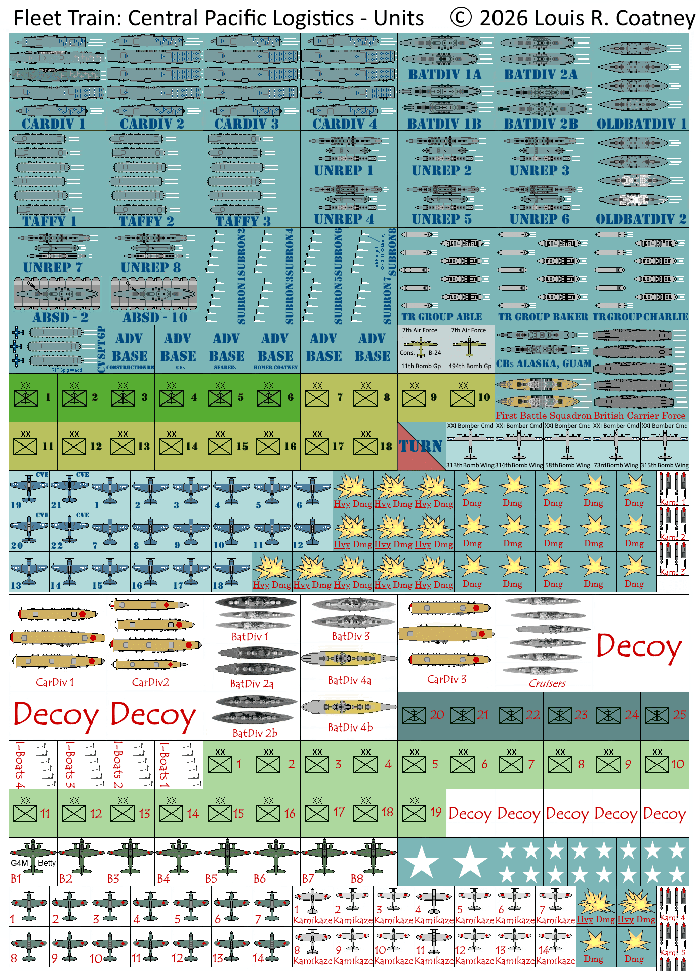 Fleet Train: Central Pacific Logistics