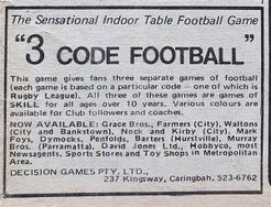 3 Code Football