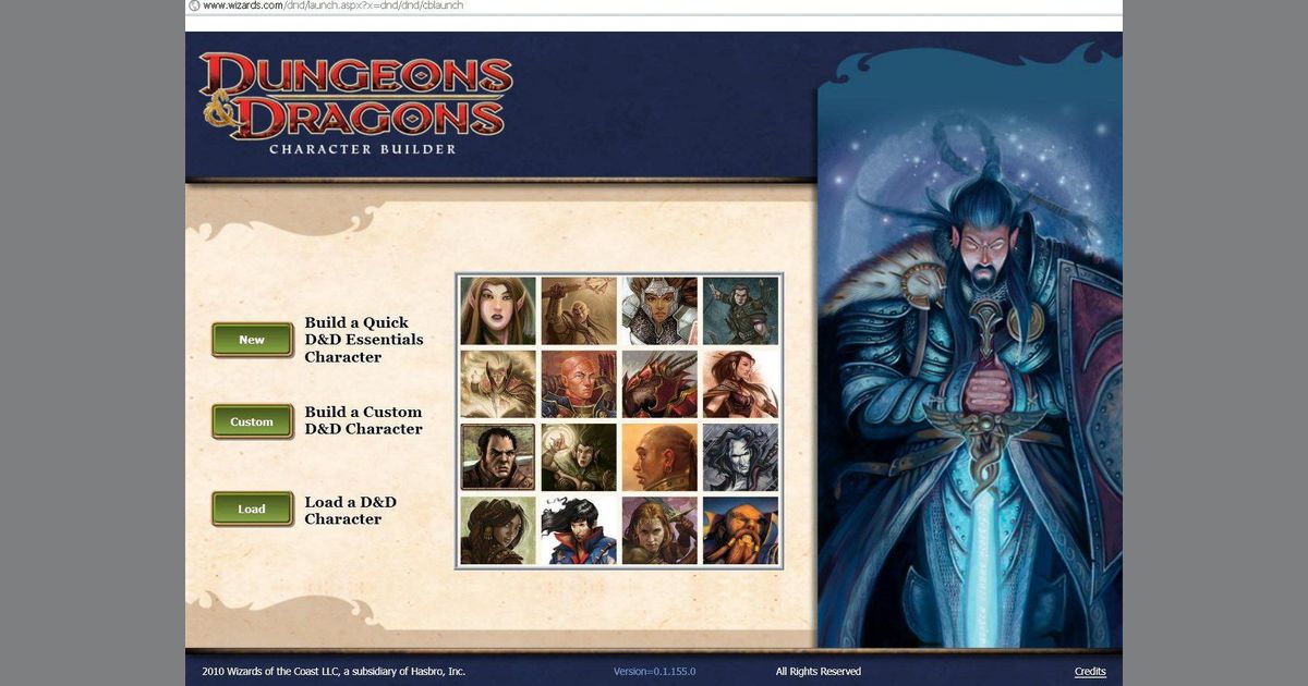 Dungeons Dragons 4th Edition Character Builder