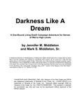 RPG Item: Darkness Like a Dream