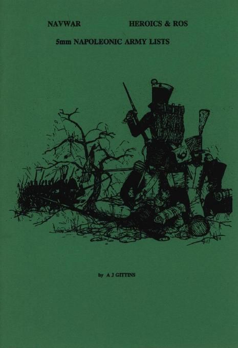 Napoleonic Period 5mm Wargames Rules cover art