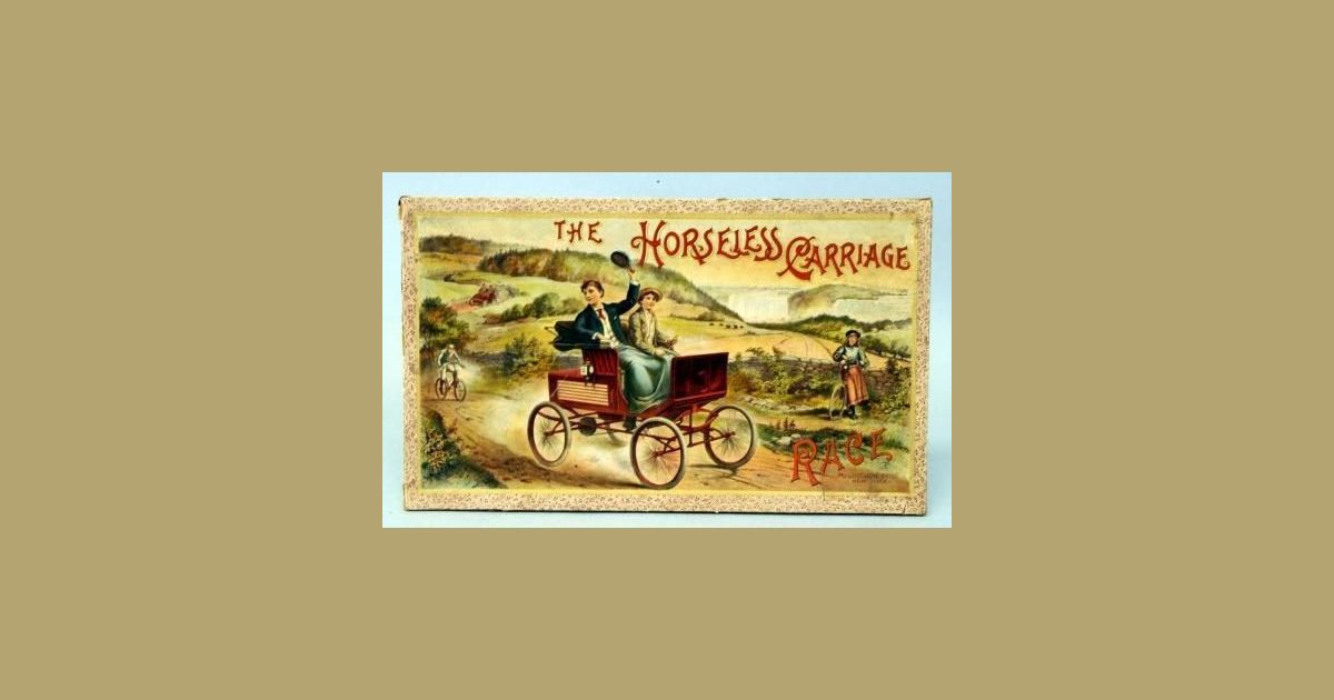 The Horseless Carriage Race Board Game BoardGameGeek
