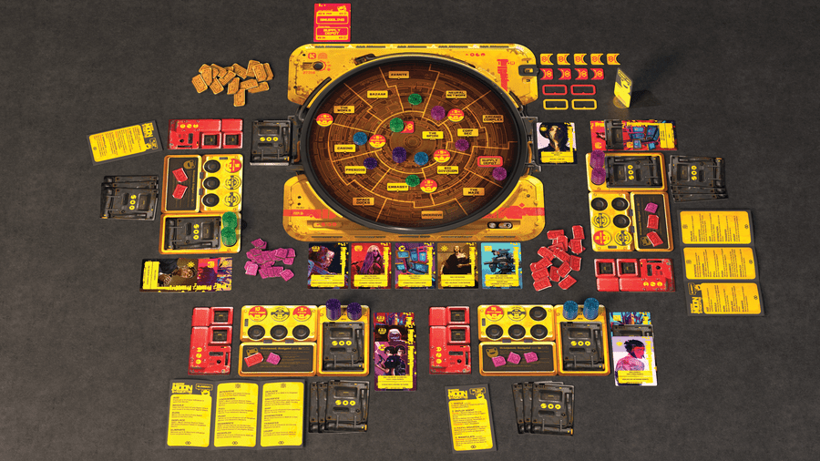 An early look at a 4 player game in action! (3D Render)