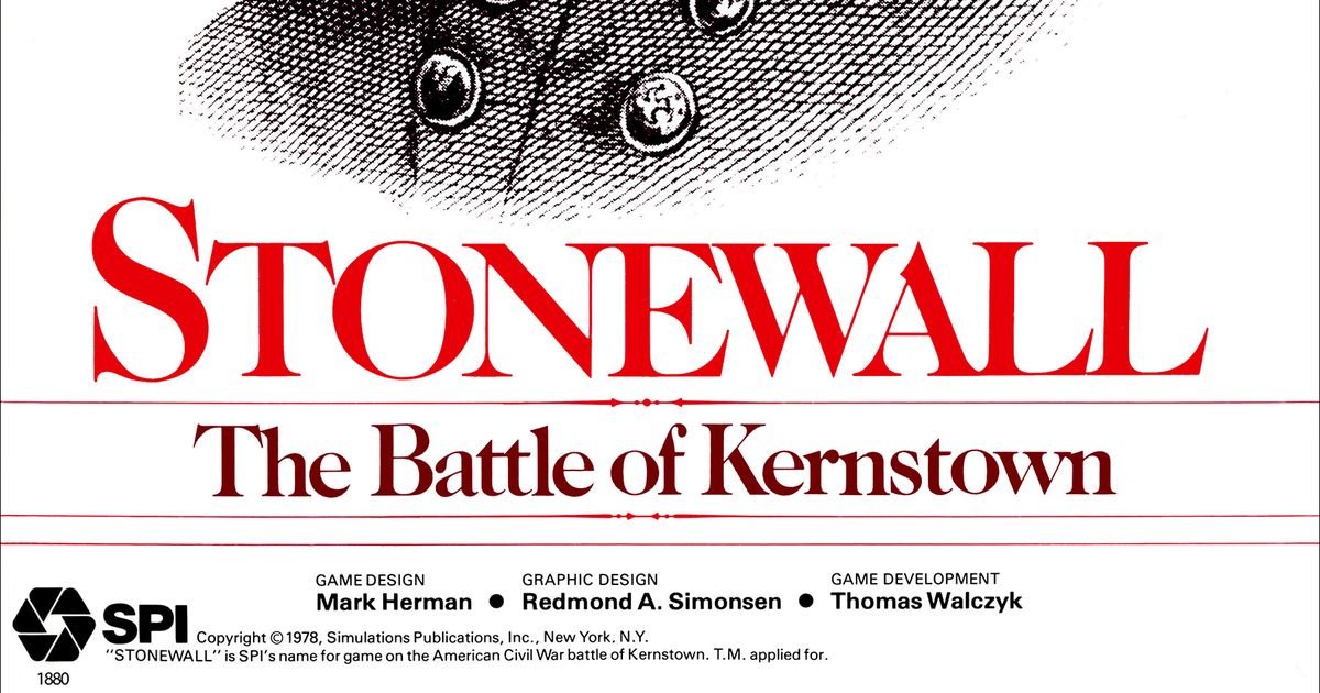 Stonewall: The Battle of Kernstown | Board Game | BoardGameGeek