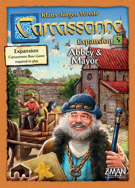 Abbey and Mayor Carcassonne Expansion 5 
