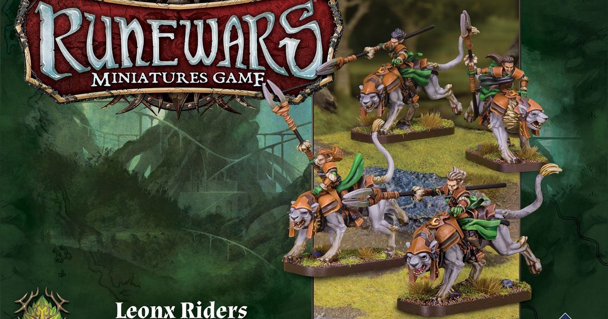 Runewars Miniatures Game: Leonx Riders – Unit Expansion | Board Game ...