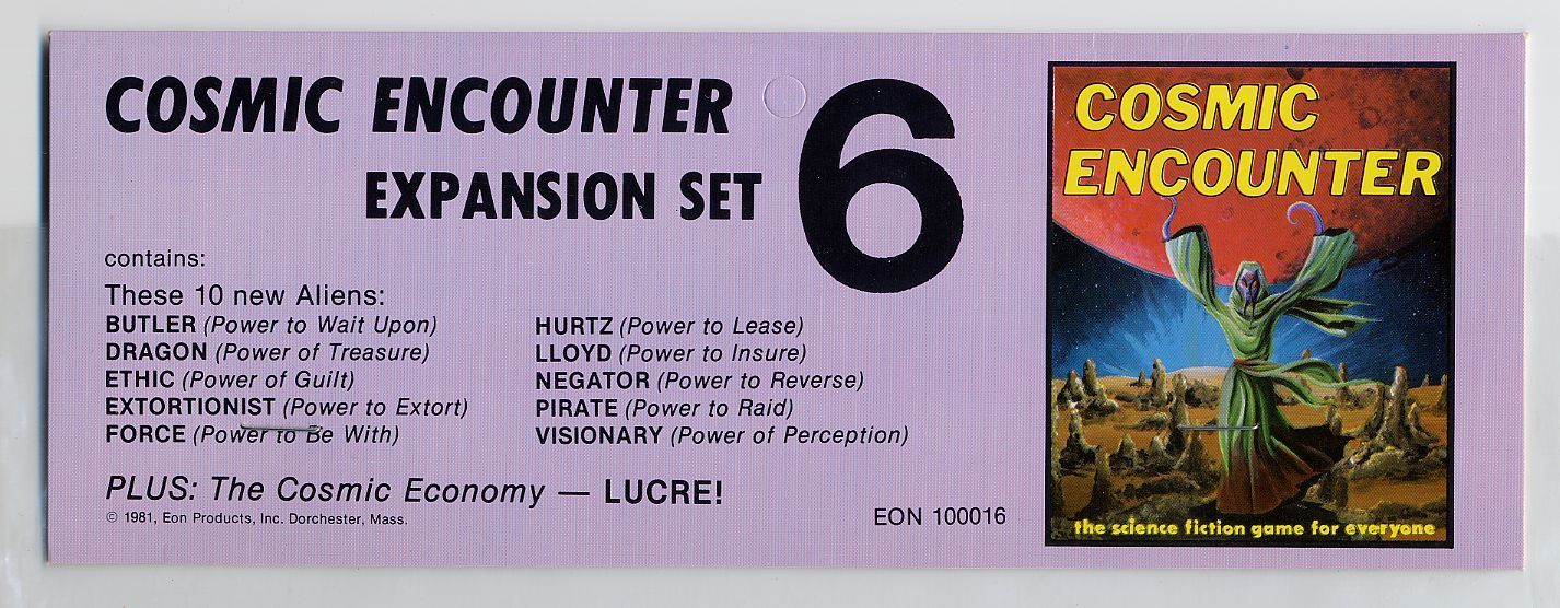 Cosmic Encounter: Expansion Set #6