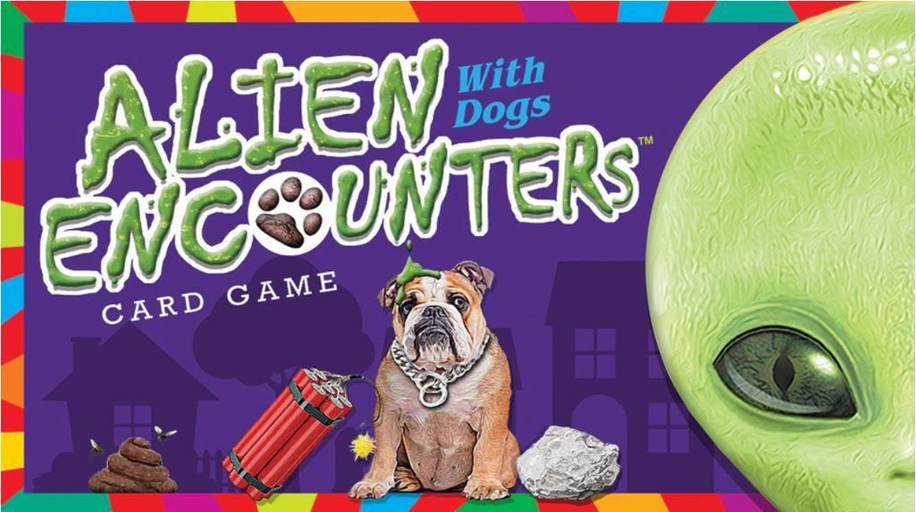 Alien Encounters with Dogs Card Game box art