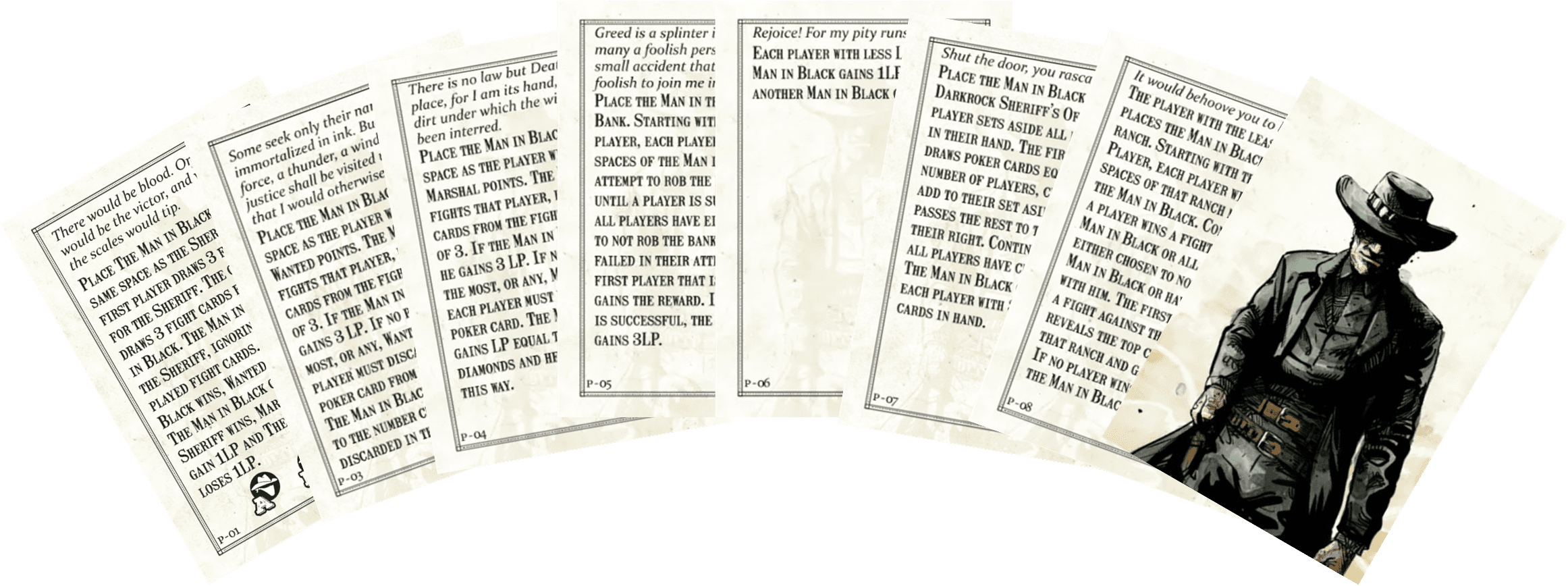 Western Legends: The Man In Black – Multiplayer Variant Promo Cards