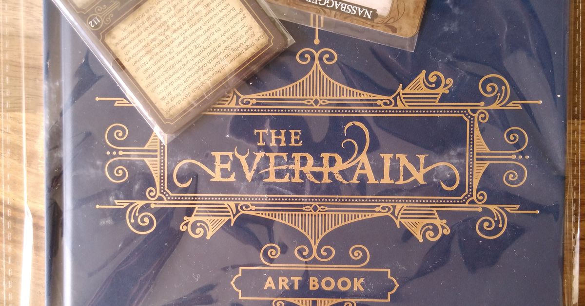 The Everrain Art Book Promo Material Board Game BoardGameGeek