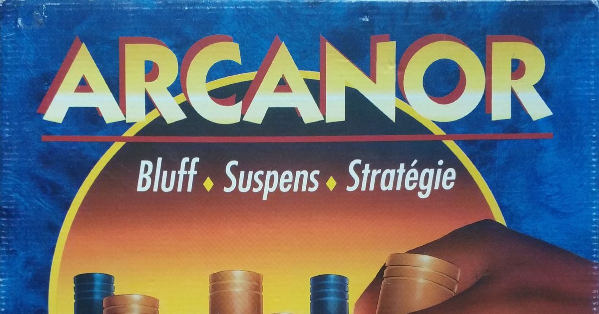Jeu Arcanor Dujardin 1994 – Jeu De Stratégie En Bois Complet, Fabriqué En France