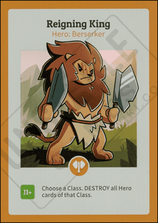 Here to Slay: Reigning King mini and promo card