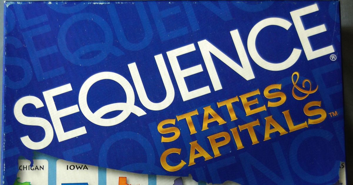 Sequence: States & Capitals | Board Game | BoardGameGeek