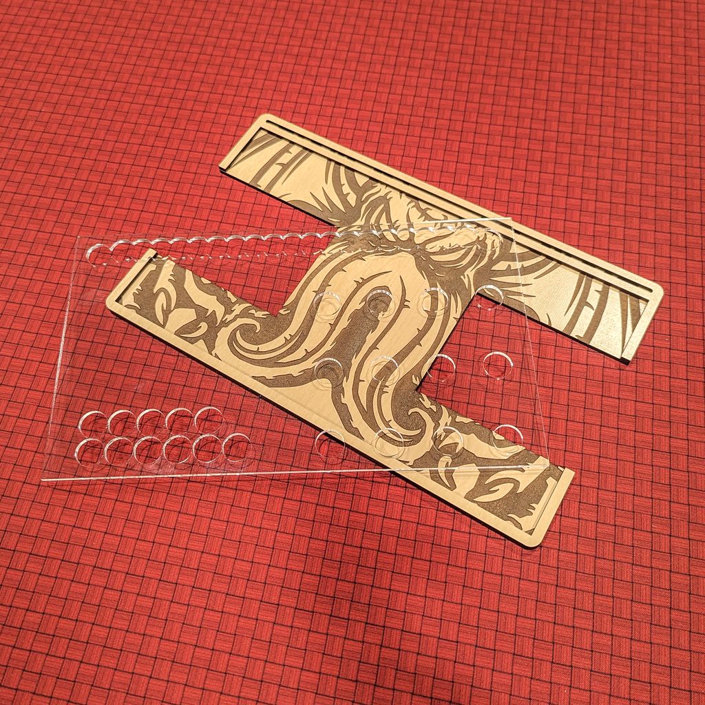 Laser Cut Player Dashboard Cthulhu: Death May Die