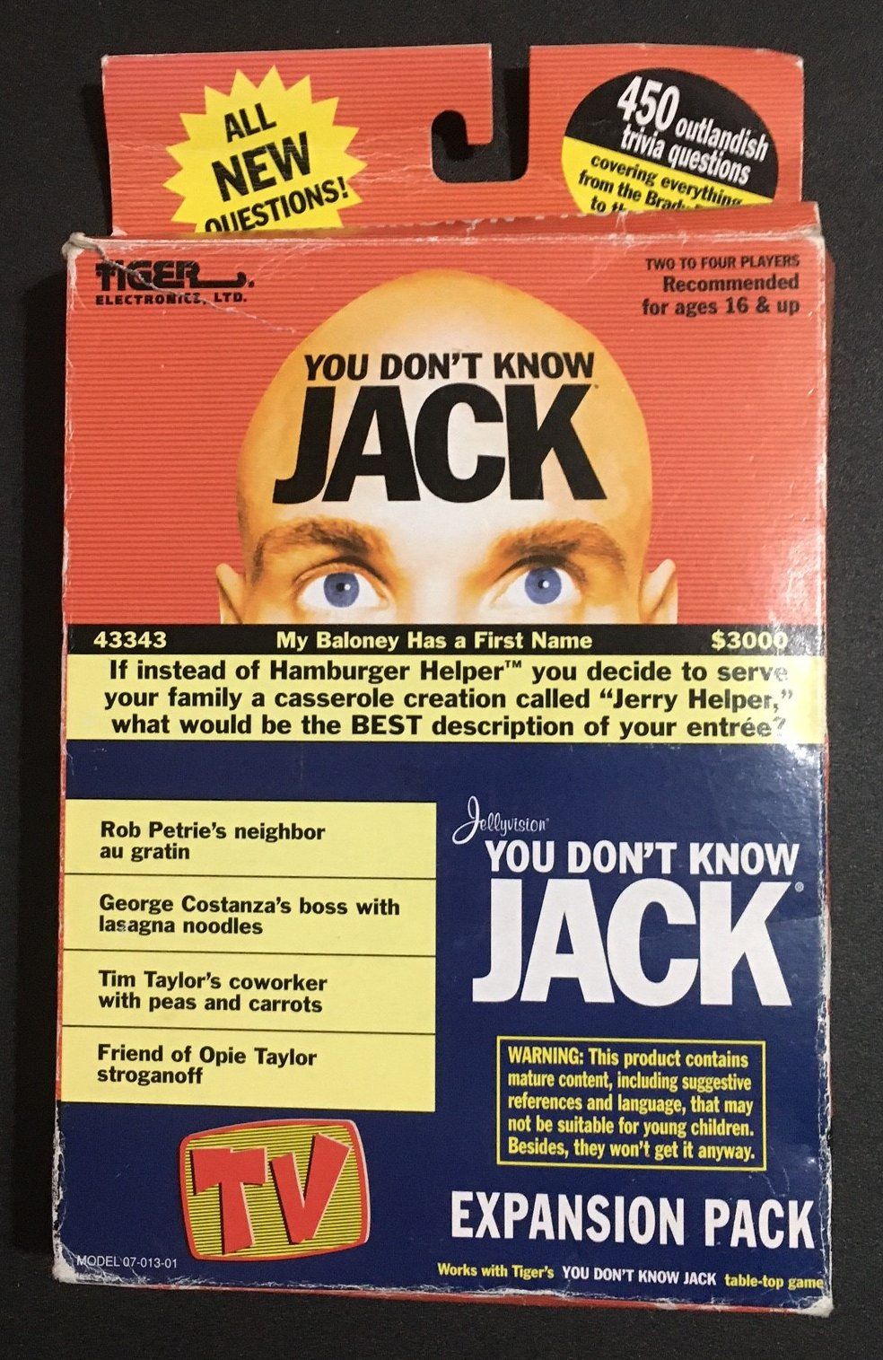 You Dont Know Jack: TV Expansion Pack box art