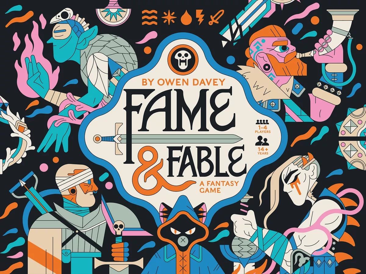 Illustration 1 de Fame and Fable | A Fantasy Board Game