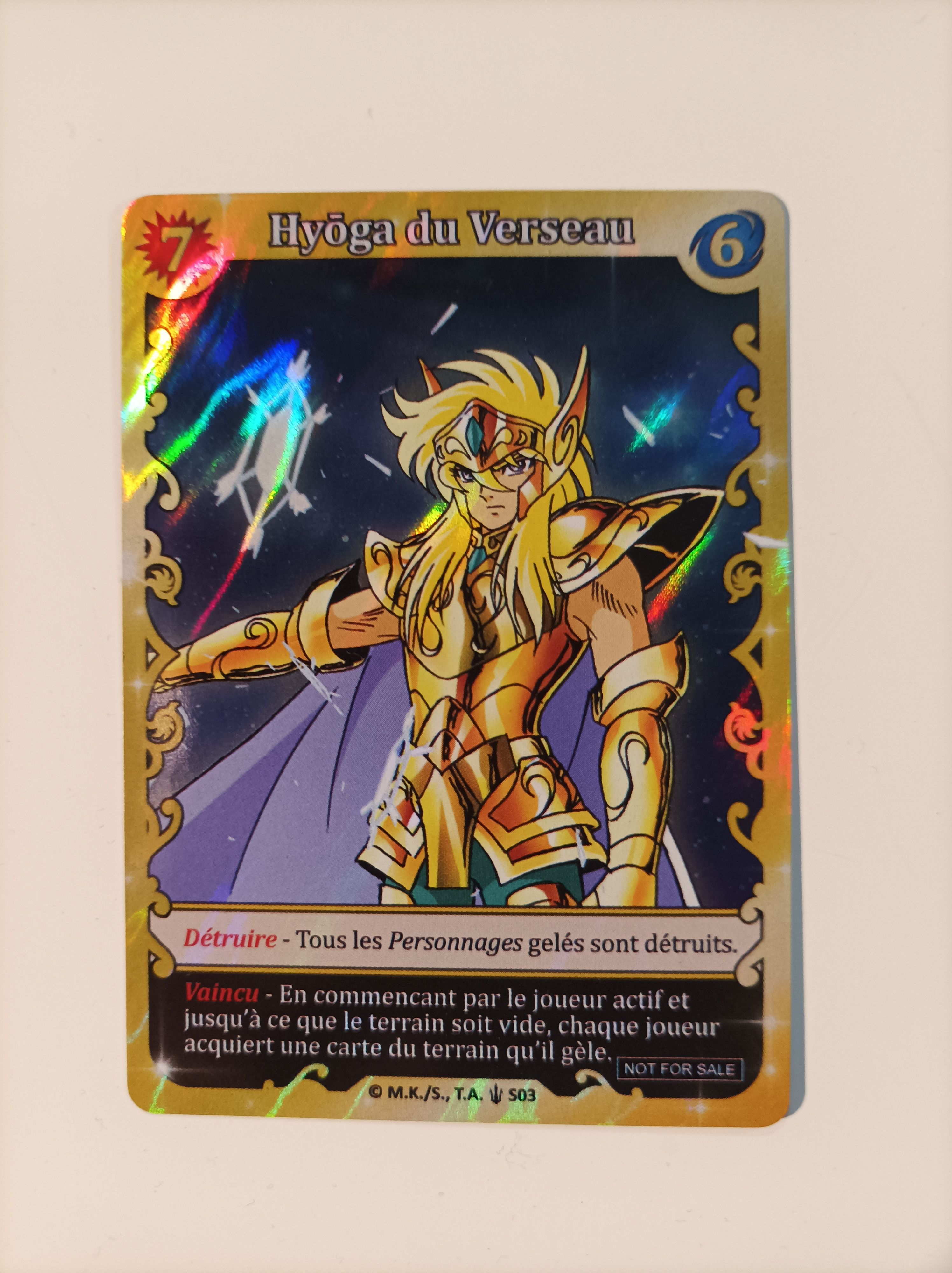 Hyōga du Verseau promo card
