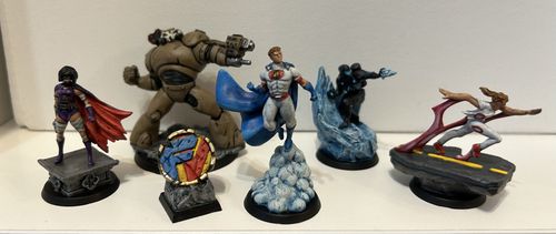 The Freedom Five - painted! | Freedom Five: A Sentinel Comics Board Game