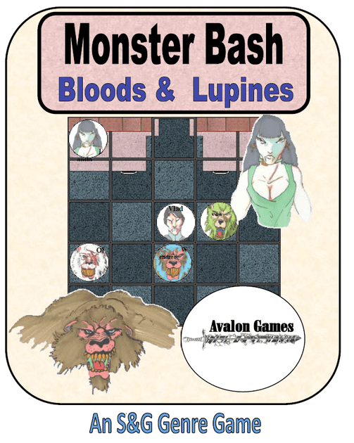 Monster Bash Bloods And Lupines Board Game Boardgamegeek
