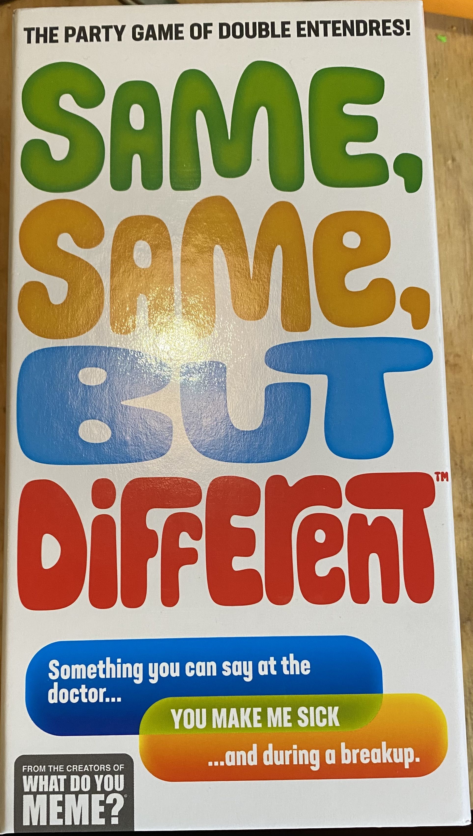 Boîte du jeu Same, Same, But Different