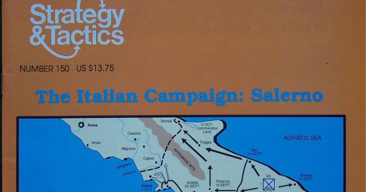 The Italian Campaign: Salerno | Board Game | BoardGameGeek