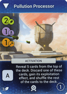 Master of Orion: The Board Game – Pollution Processor Promo Card