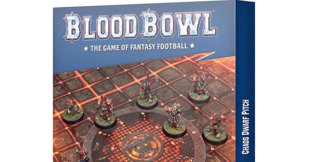 Blood Bowl: Chaos Dwarf Team – Double-Sided Pitch and Dugouts