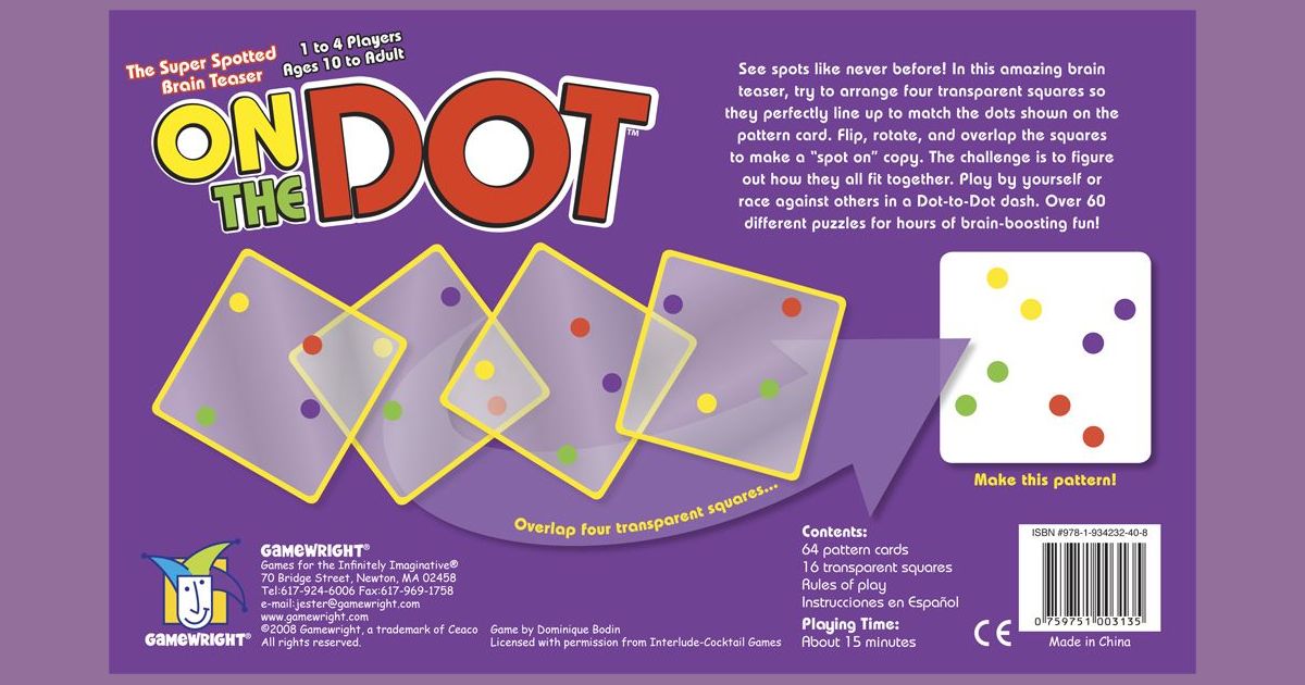 BoardGameGeek On the Dot