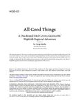 RPG Item: HIG5-03: All Good Things