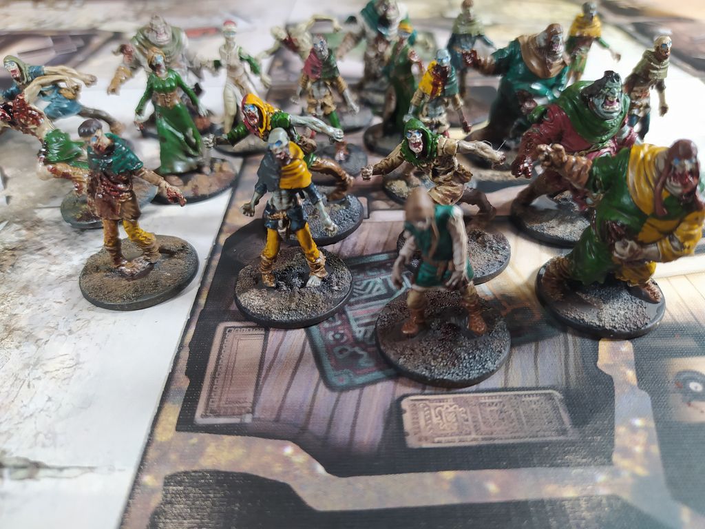 Painting Zombicide Black Plague 63 Zombies BB's Hobby Zone