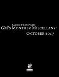 Issue: GM's Monthly Miscellany (October 2017)