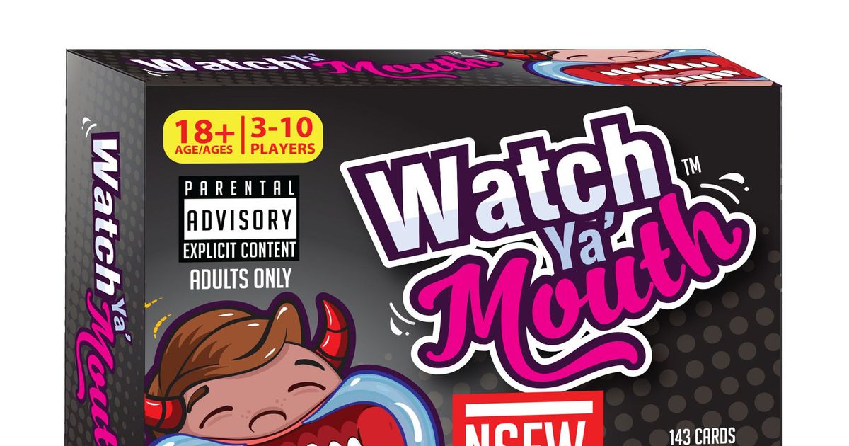 Watch your mouth. Watch ya mouth Board game.