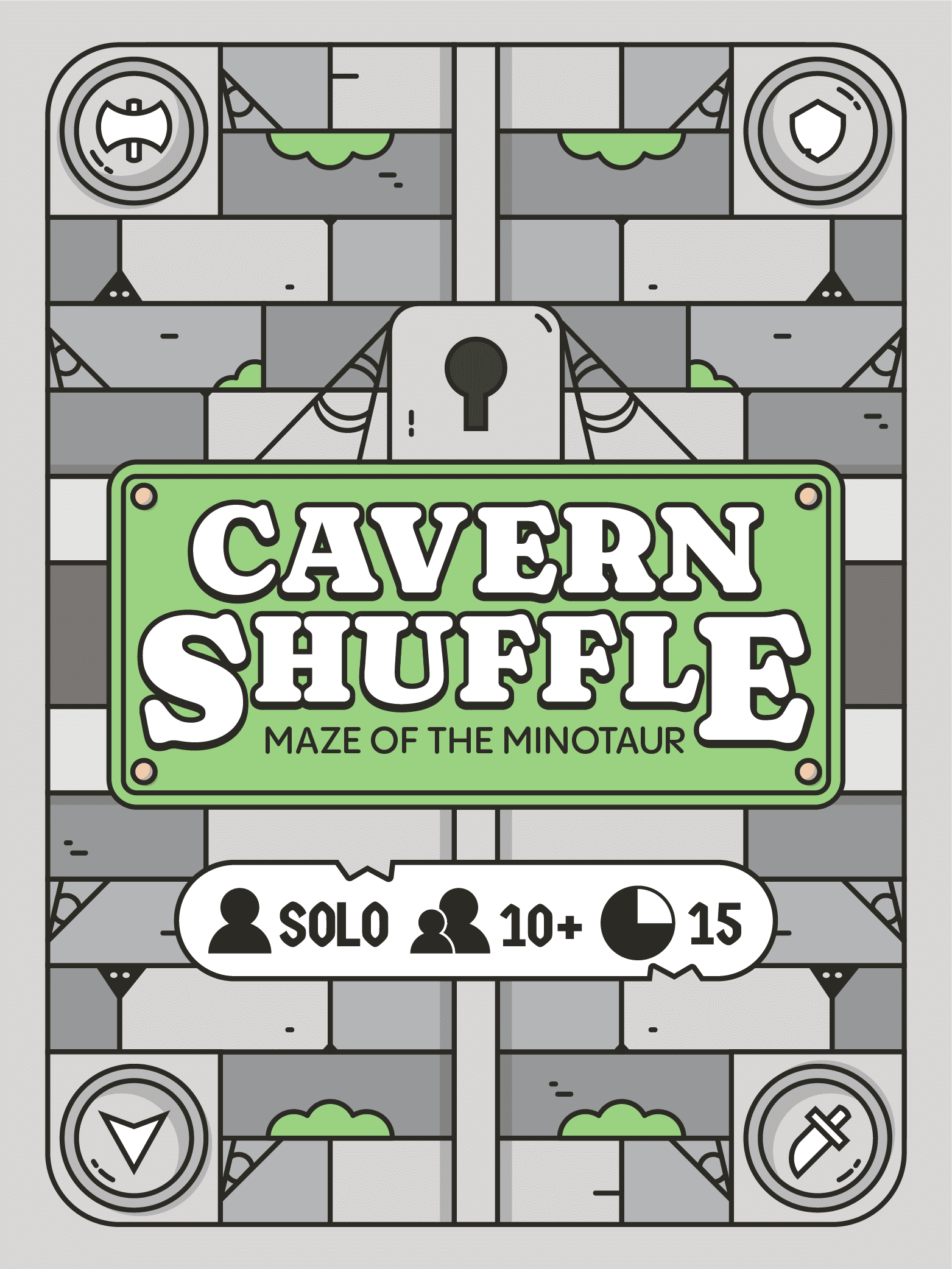 Boîte du jeu Cavern Shuffle: Maze of the Minotaur
