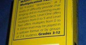 Match Wits Multiplication Facts | Board Game | BoardGameGeek