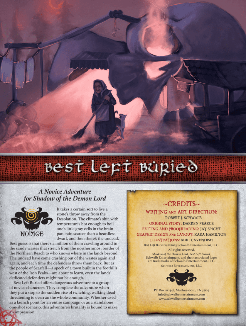 Best Left Buried box art