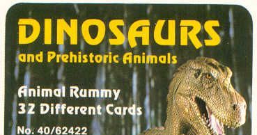 Dinosaurs and Prehistoric Animals Animal Rummy | Board Game | BoardGameGeek