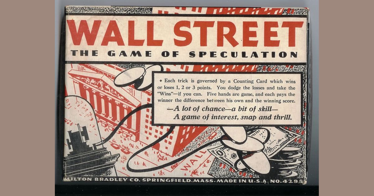 Wall Street The Game of Speculation Board Game BoardGameGeek