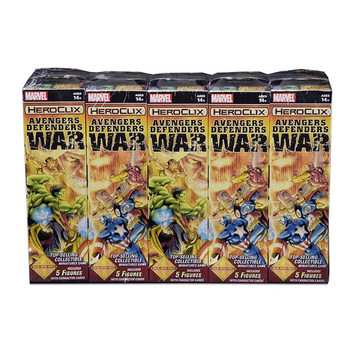 Marvel HeroClix: Avengers/Defenders War Booster Brick