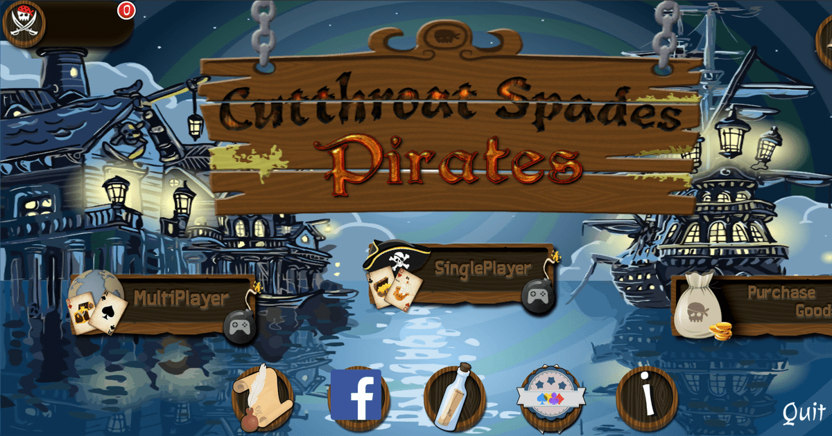 Spades Cutthroat Pirates Video Game VideoGameGeek