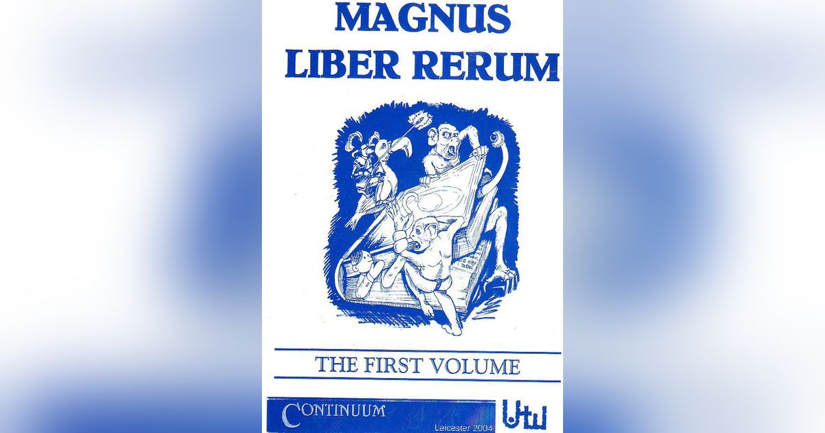 Magnus Liber Rerum (Vol. 1 - 2004) | RPG Item | RPGGeek