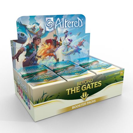 altered kickstarter booster box TCG Set, Edition, Beyond The Gates, Explore The Unexpected, Trading Card Game, 3 Boosters of 13 Cards, English Toys Kickstarter Edition booster packs come with an extra card and a higher chance for rare cards Beyond The Gates Possessed Altered
