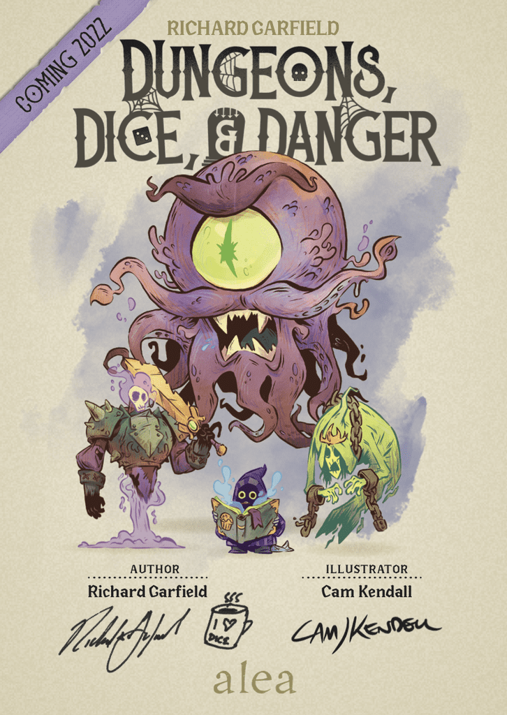 Richard Garfield and Alea Offer Dungeons, Dice, &amp; Danger