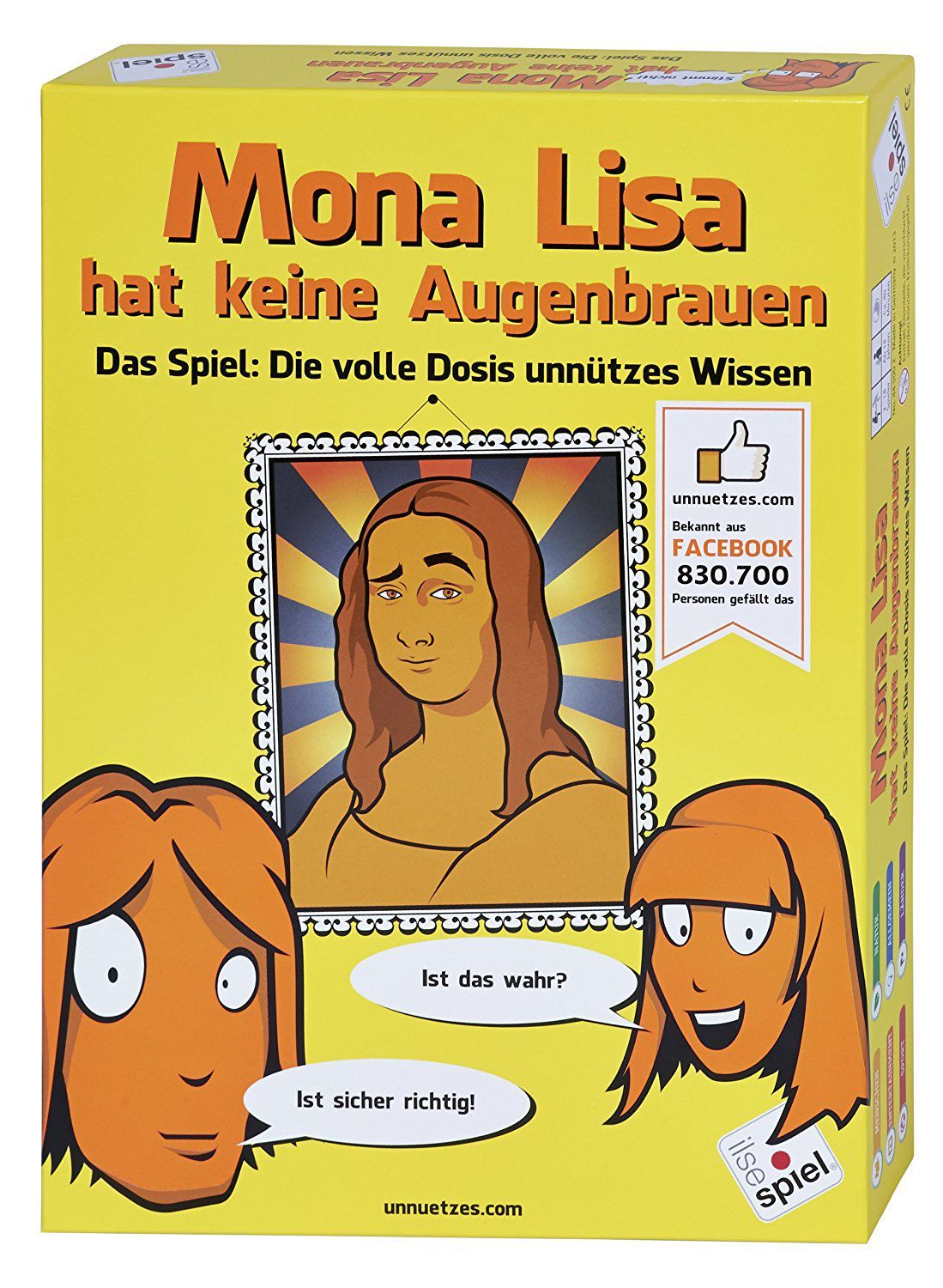 Mona Lisa hat keine Augenbrauen: Das Spiel – Die volle Dosis unnützes Wissen