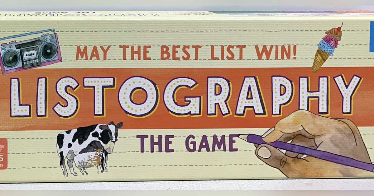 Listography The Game Board Game BoardGameGeek
