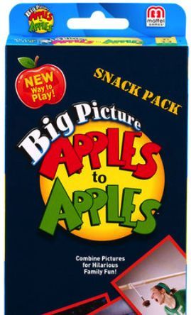 Big Picture Apples To Apples Snack Pack Game