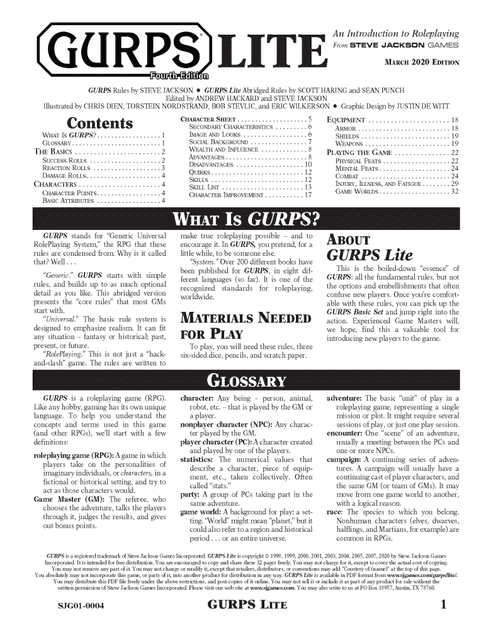 gurps 3rd edition special rapport
